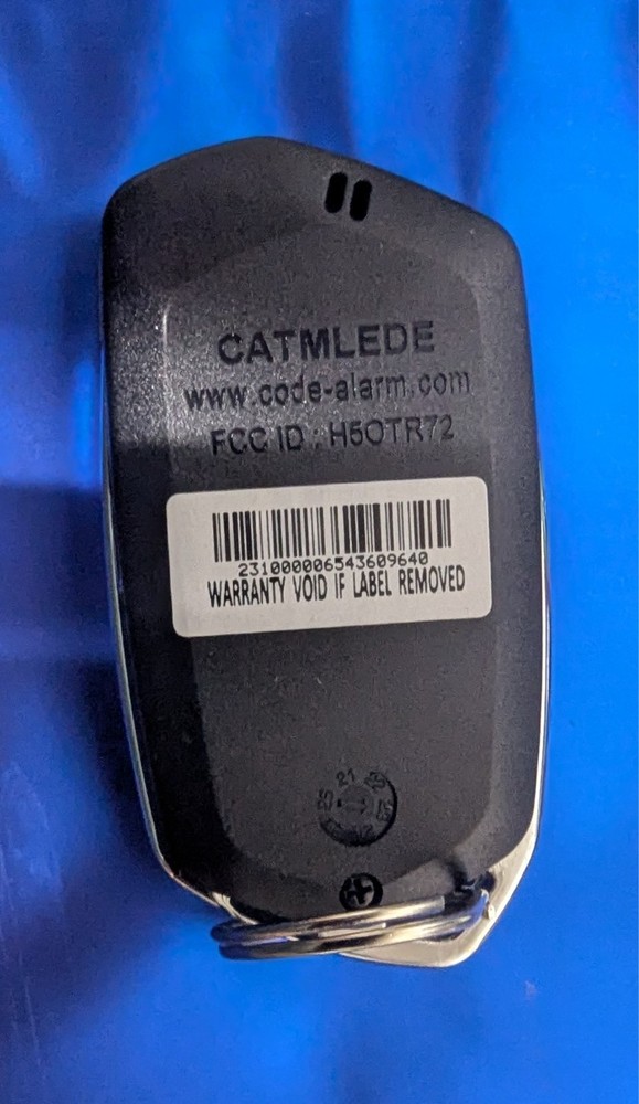 NEW Code Alarm ELITE CATMLEDE 2-Way 4-Button LED Remote Control H50TR72