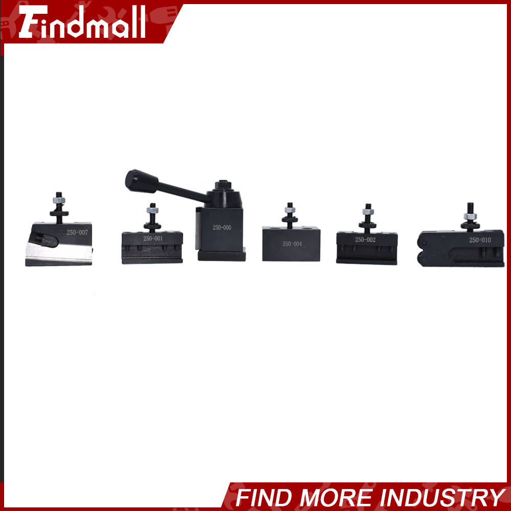 OXA 250-000 Wedge Type Quick Change Tool Post Holder Set For Mini Lathe Up to 8"