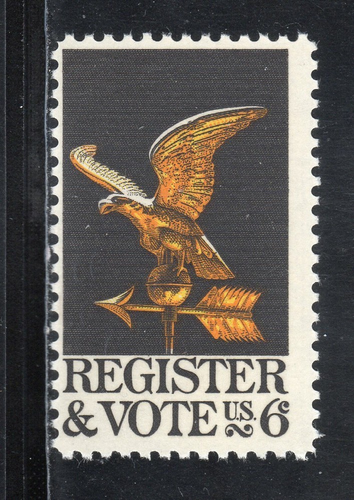 1344 * REGISTER & VOTE * U.S. Postage Stamp MNH