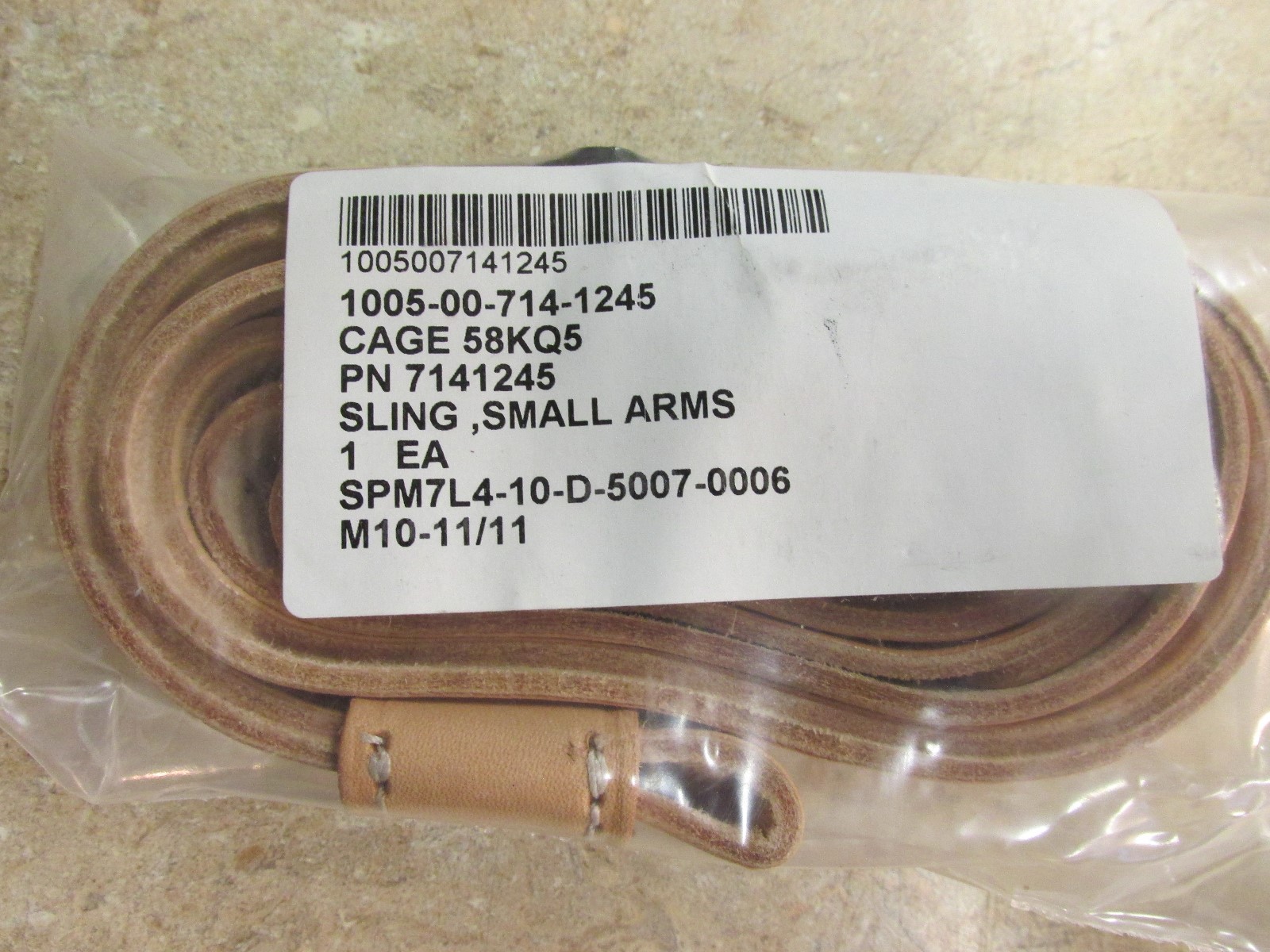 M1907 Leather Sling M1 Garand 1903 US Genuine Military NOS Unissued 7.62MM 308