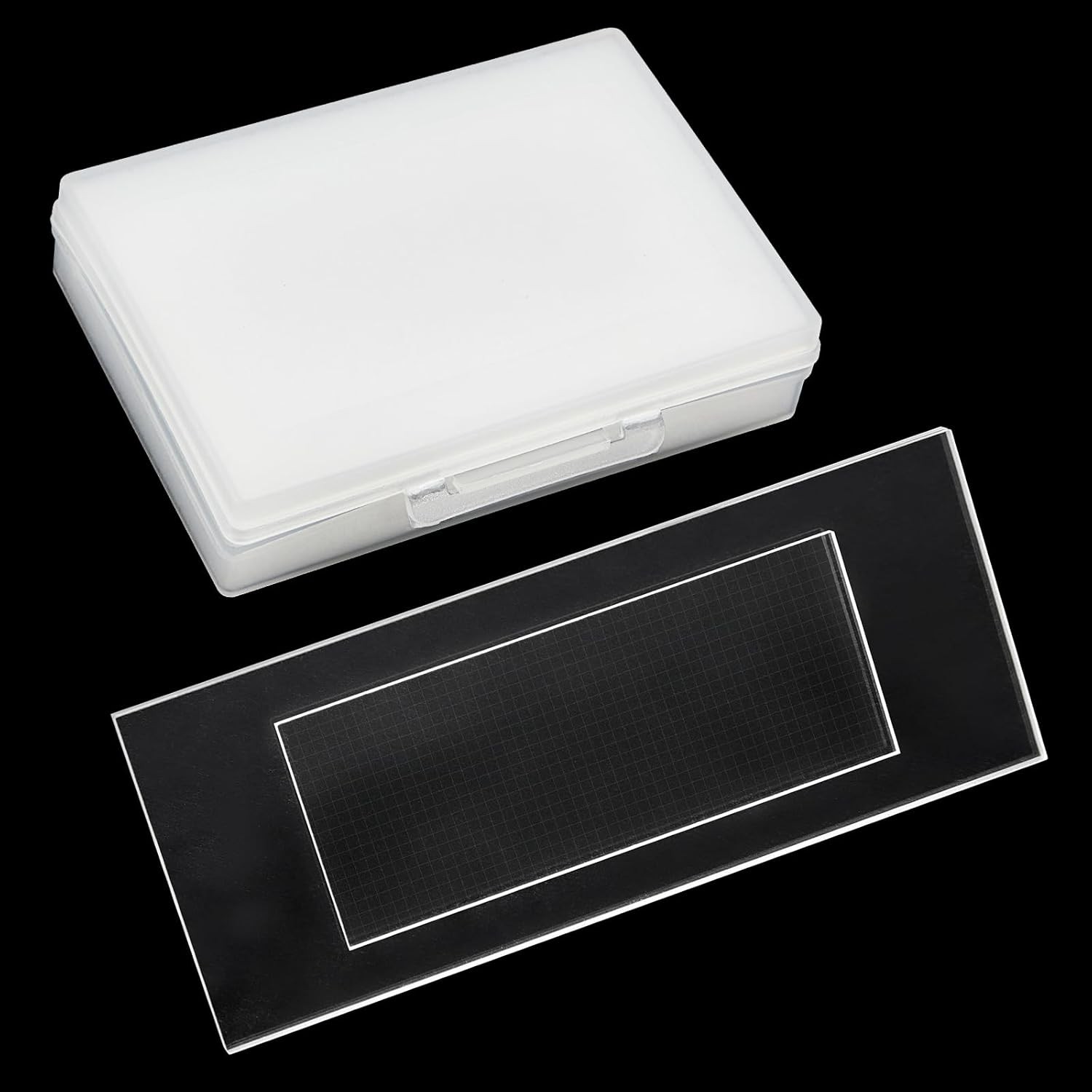 New Glass Plankton Counting Cell Case 1mm 1000 Grid Single Gridded Counting Cell