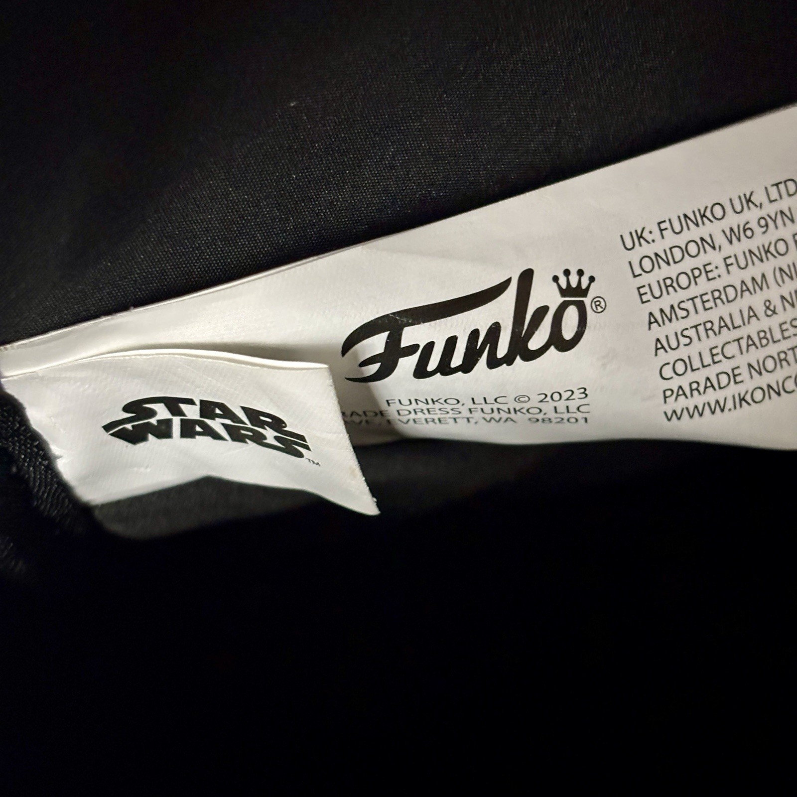 Star Wars Funko Mini Backpack Lightsaber & Character Print 10” Black Multicolor