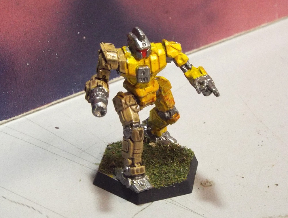 BATTLETECH CENTURION MECH (CATALYST, PLASTIC, PAINTED)