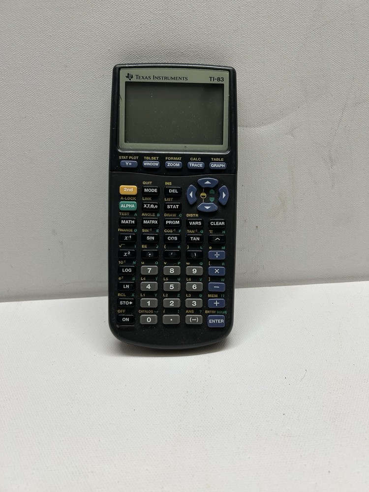 Texas Instruments TI83 Graphing Calculator-WORKS