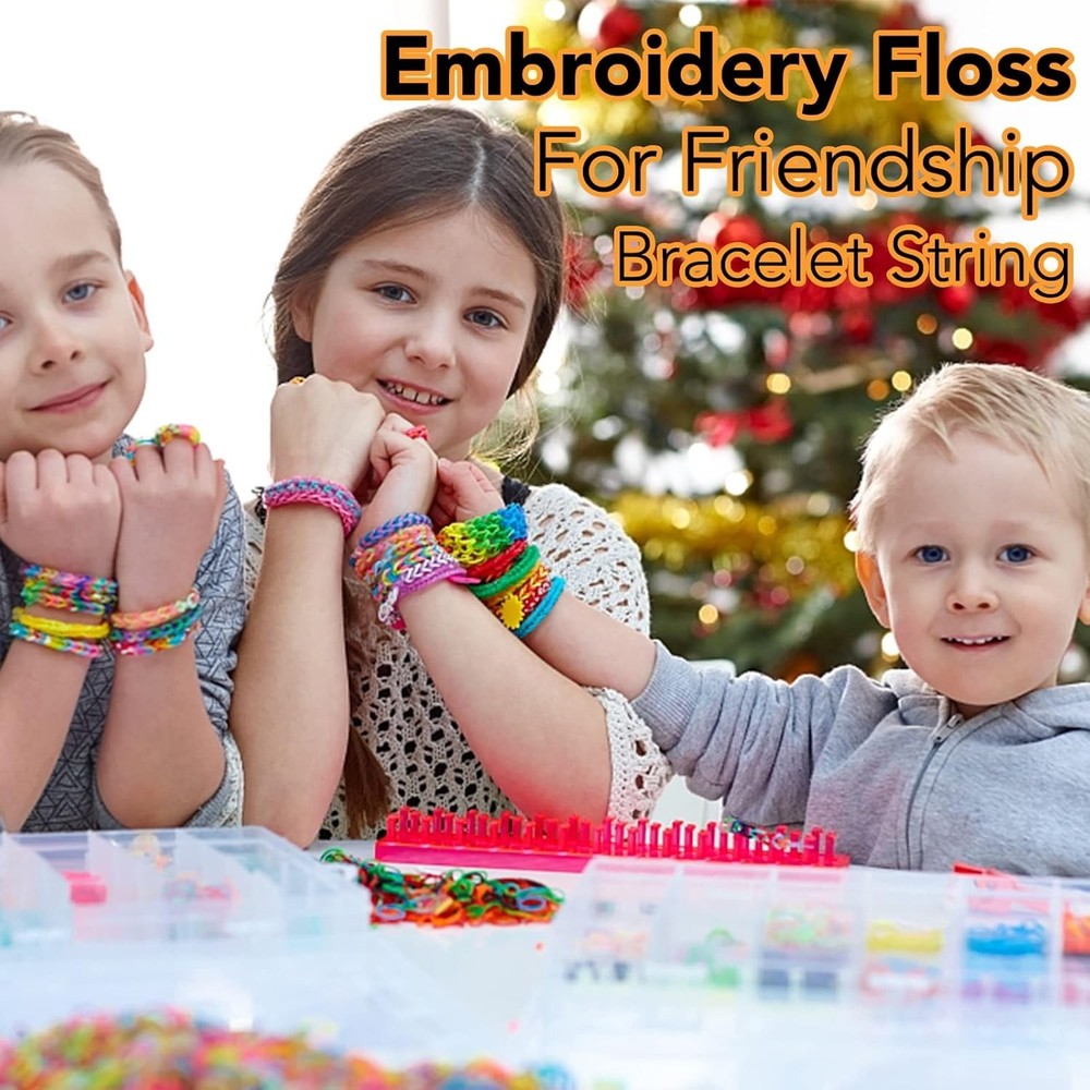 Durable 100% Polyester Embroidery Thread Kit - 60 Skeins for Creative Projects