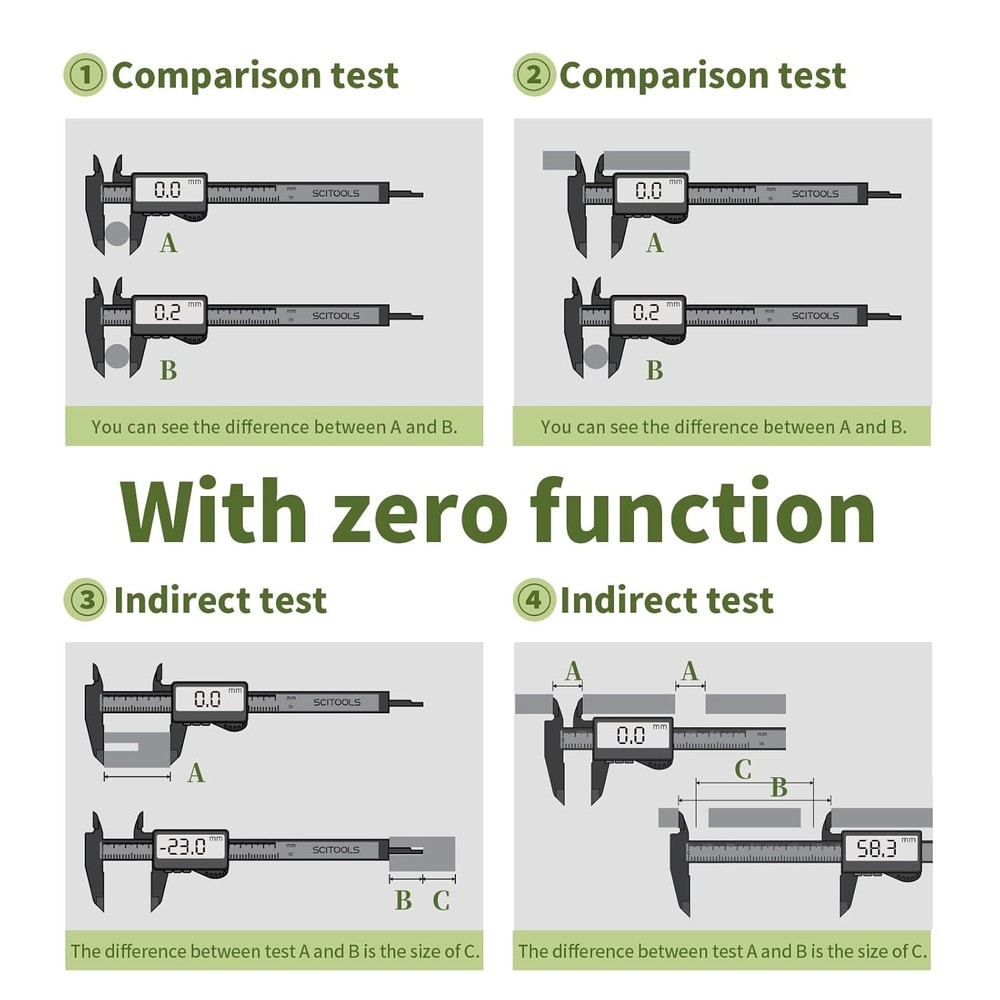 All-Metal Digital Caliper 0-12-inch measuring tool with auto-off function