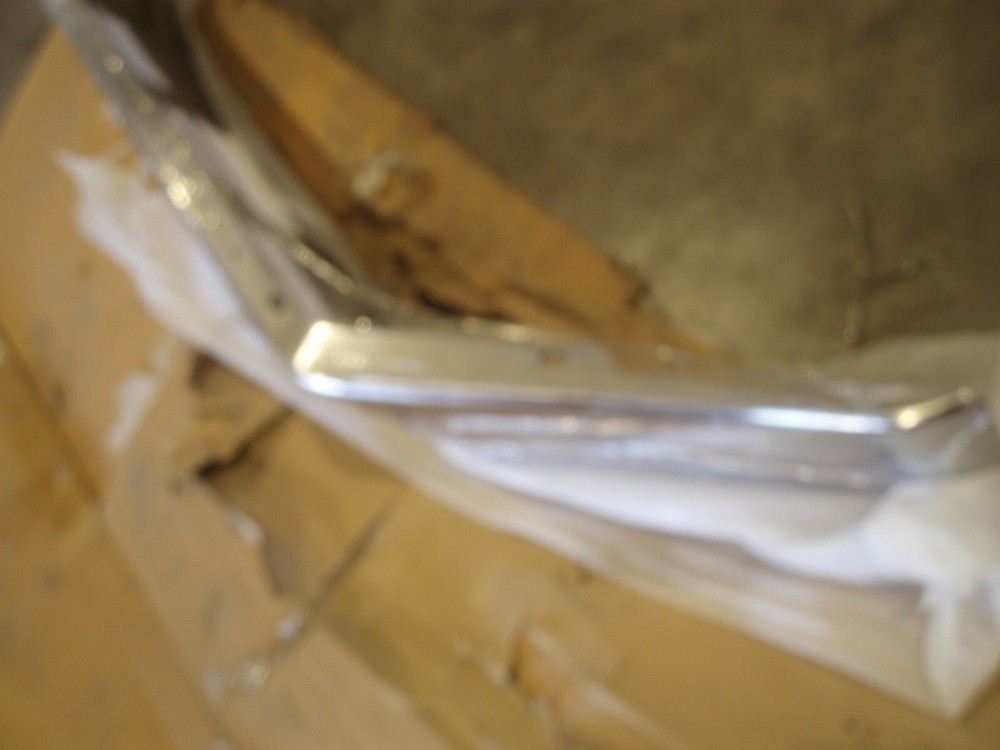 CHROME PLATED SEMI BUMPER 16"