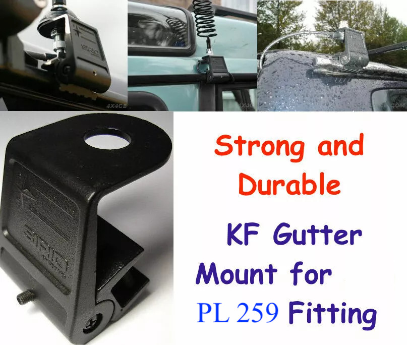Sirio KF Gutter Mount Kit suitable for SO239 Fitting