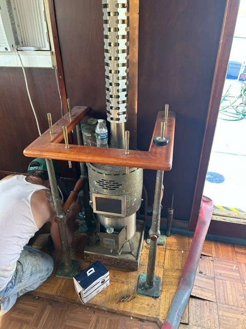 vintage propane heater for boat