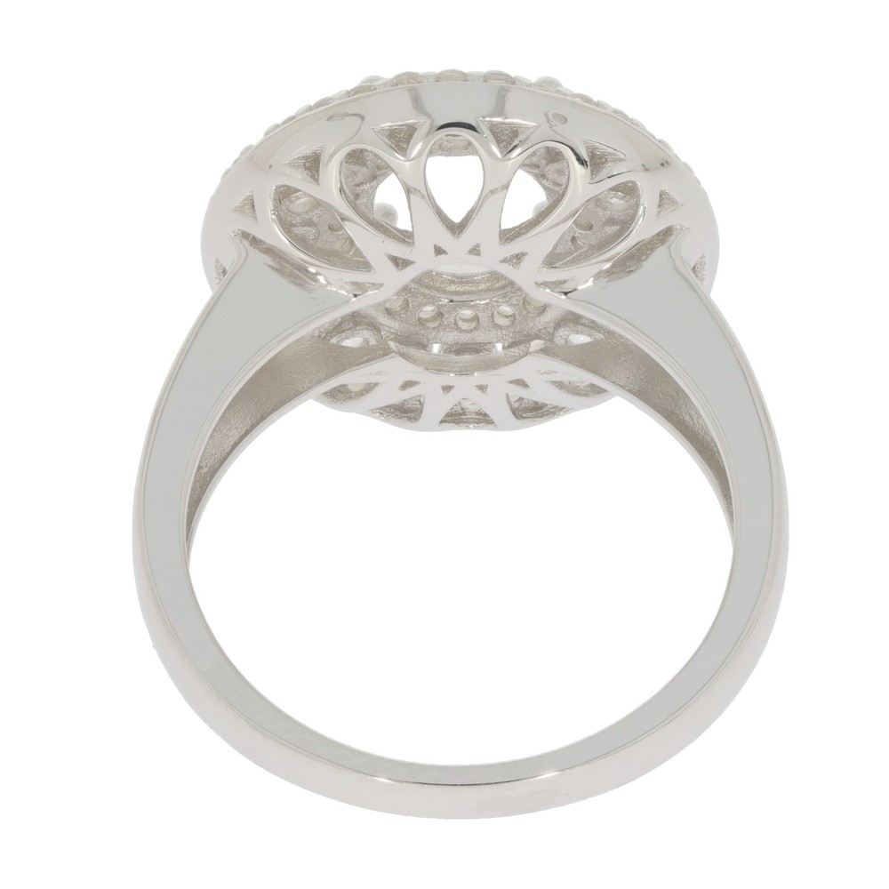 Sterling Silver Semi Mount Ring Setting Round RD 9X7mm