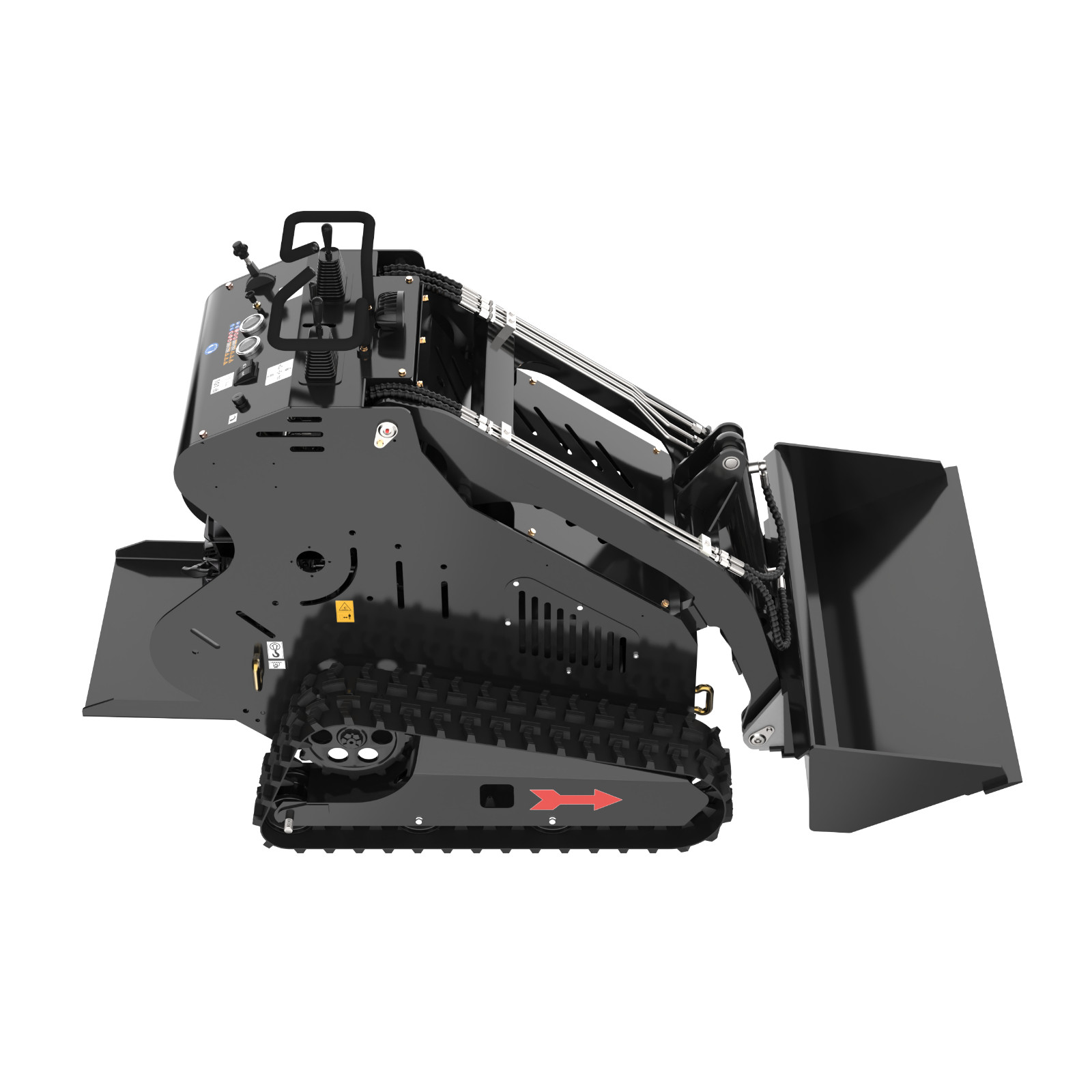 Mini Skid Steer Loader 13.5HP Tracked Compact Stand-On Loader