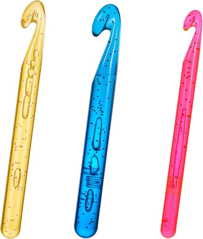 Large Ergonomic Crochet Hooks Set