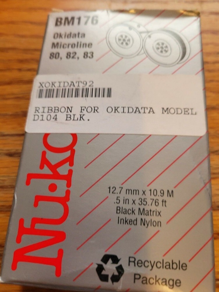 Nukote Okidata Microline Replacement Ribbon BM176