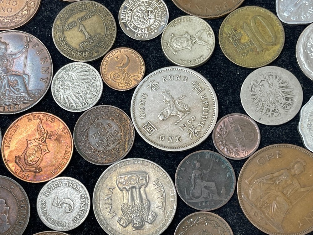 Assorted World Foreign Coins Lot Better Coins 010726