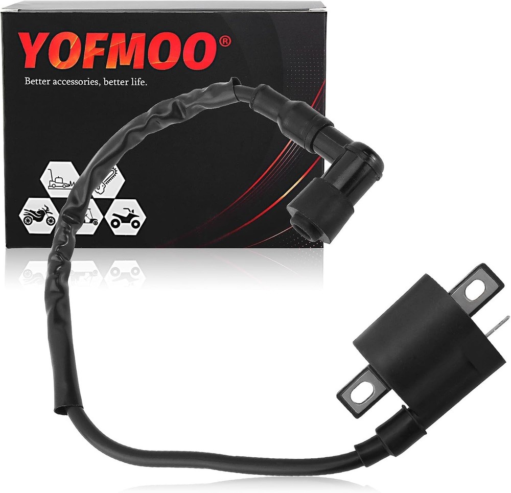 Yamaha ATV Ignition Coil Compatible with Bear Tracker, Warrior, Raptor - Durable