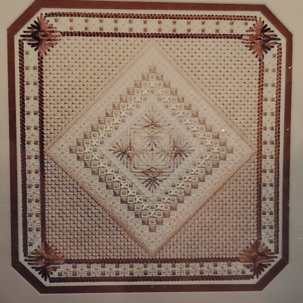 Ruth Dilts Emily  Needlepoint PATTERN 1992 stitch guide