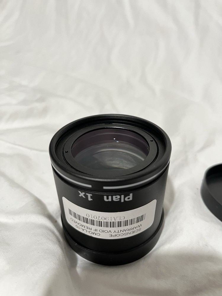 Scienscope CMO-LA-10 Plan 1x Bottom Lens (E Series)