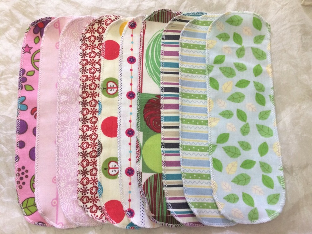 Cloth Menstrual Pantyliner SAMPLER SET - Cotton Prints