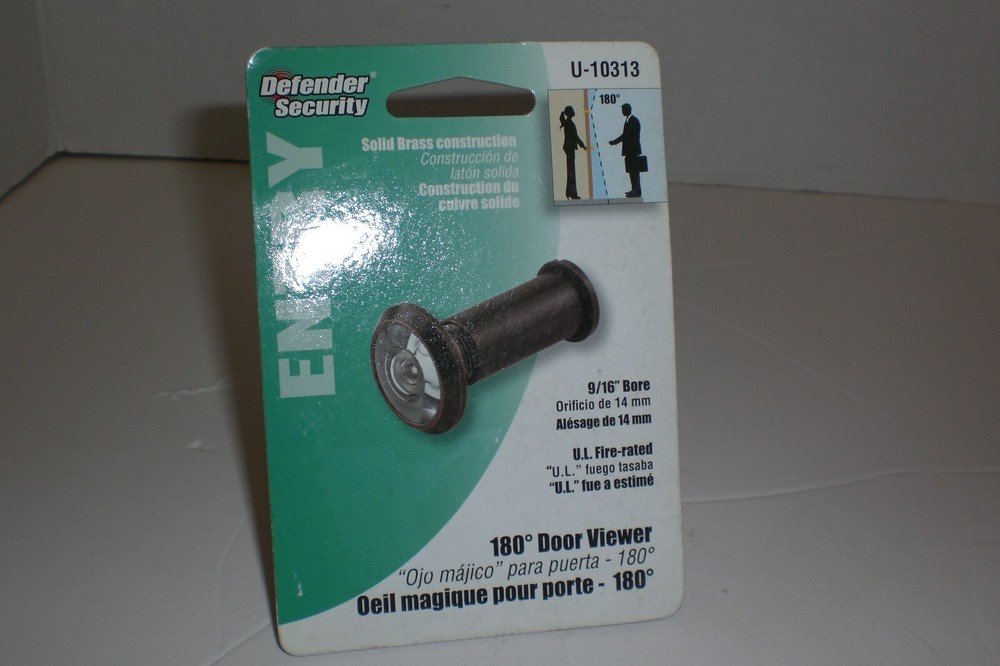 Defender Security 180 Degree Entry Door Viewer U-10313