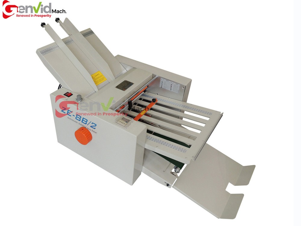 110V Automatic Paper Folding Machine Auto Document Leaflet Brochure Folder