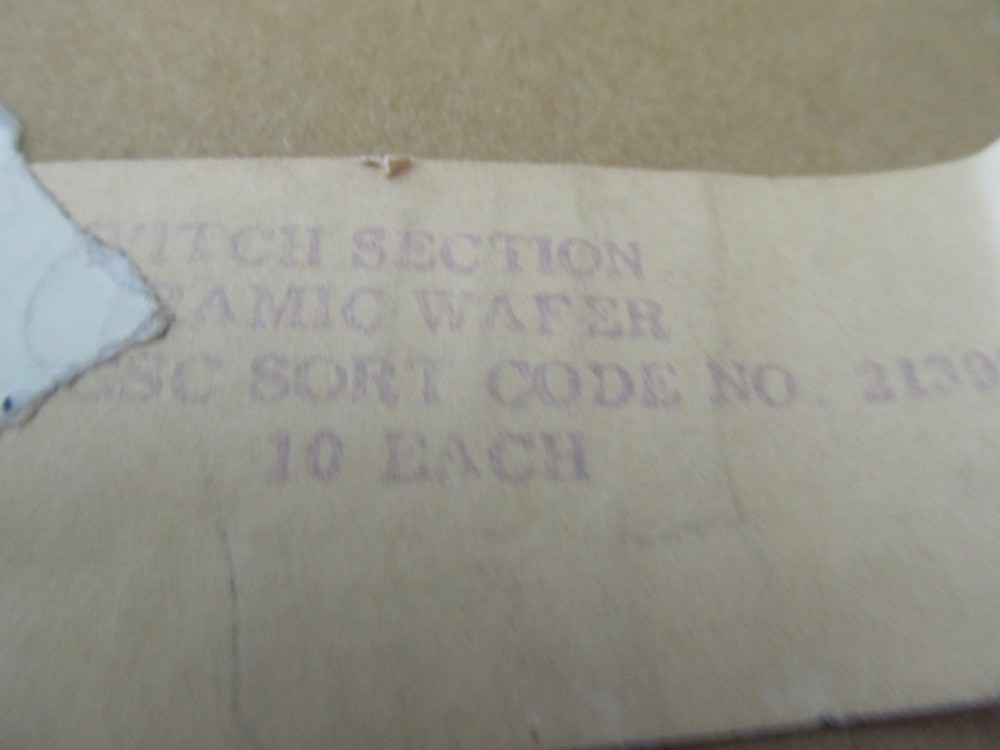 Victoreen CDV-705 715 Waffer switch part