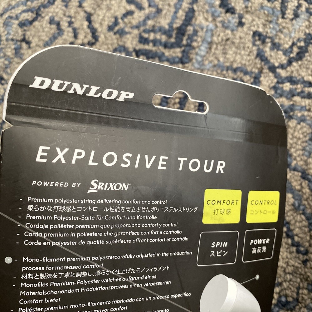 Dunlop Explosive Tour 17g Silver Tennis String Set