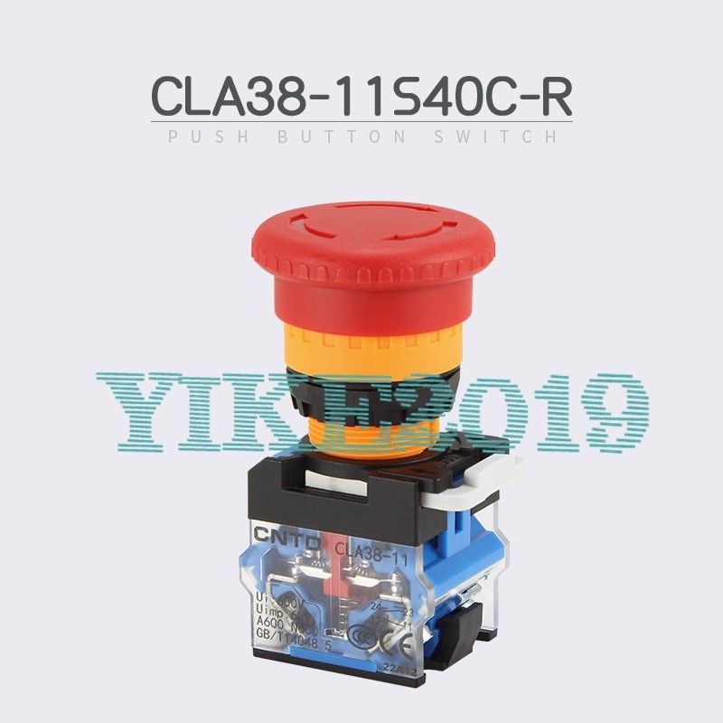 10PC FOR CNTD emergency stop button switch emergency stop CLA38-11S40C-R