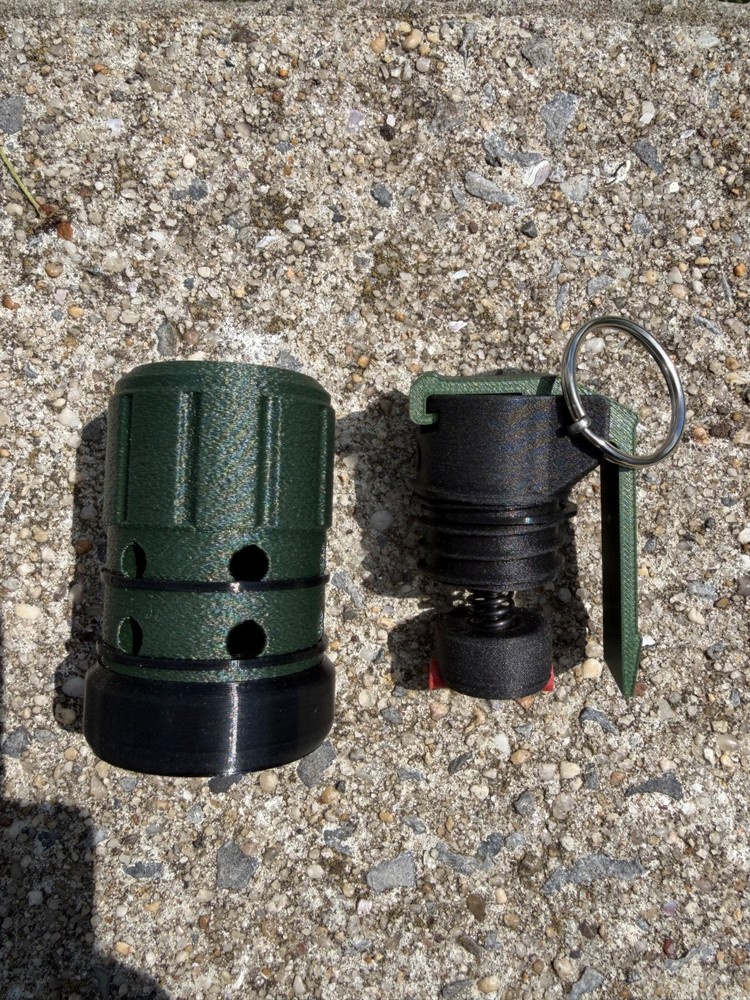 Reusable Airsoft Impact Grenade Distraction Device
