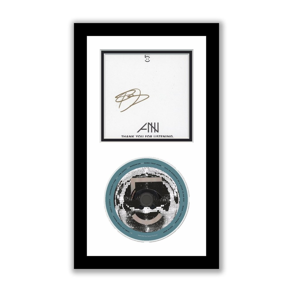 Awolnation Autographed Signed Framed CD The Phantom Five ACOA