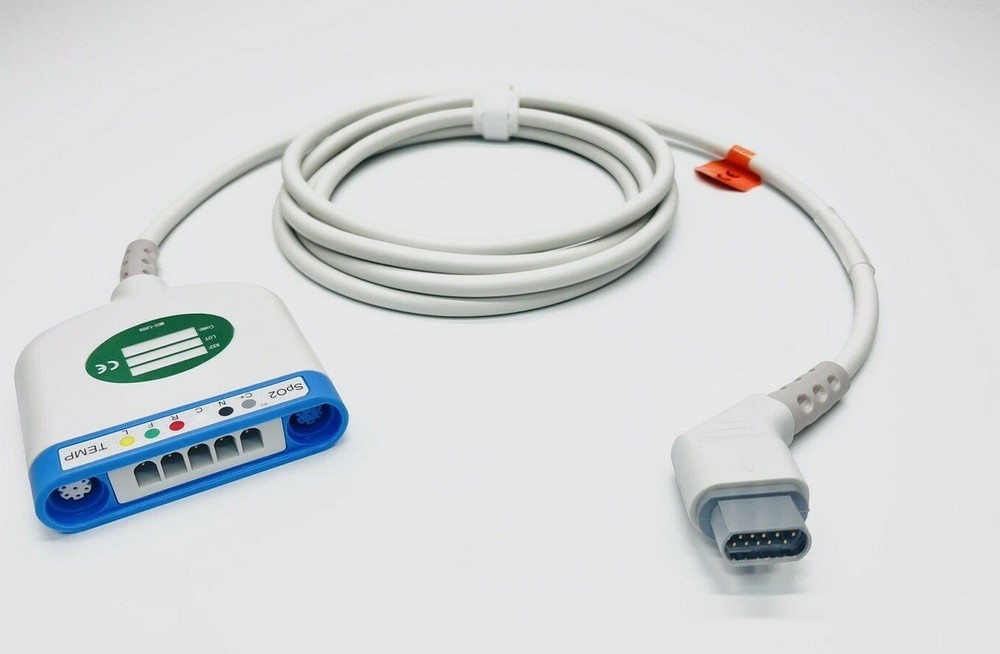 Multimed Multiparameter Draeger Drager ECG Trunk Cable - Same Day Shipping