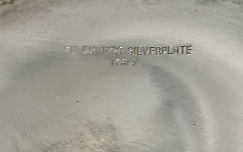 Vintage Eales 1779 SilverPlate Champagne/Wine Goblet - 6.25” Tall