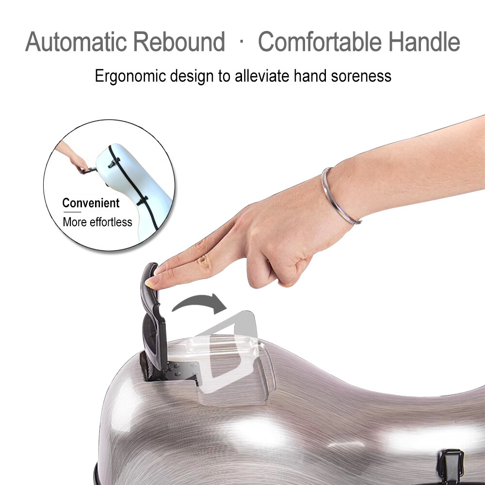 White Embedded handle cello case 4/4 Aviation composite materials with wheels