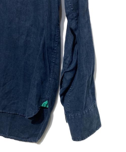 James Mortimer Linen shirt navy