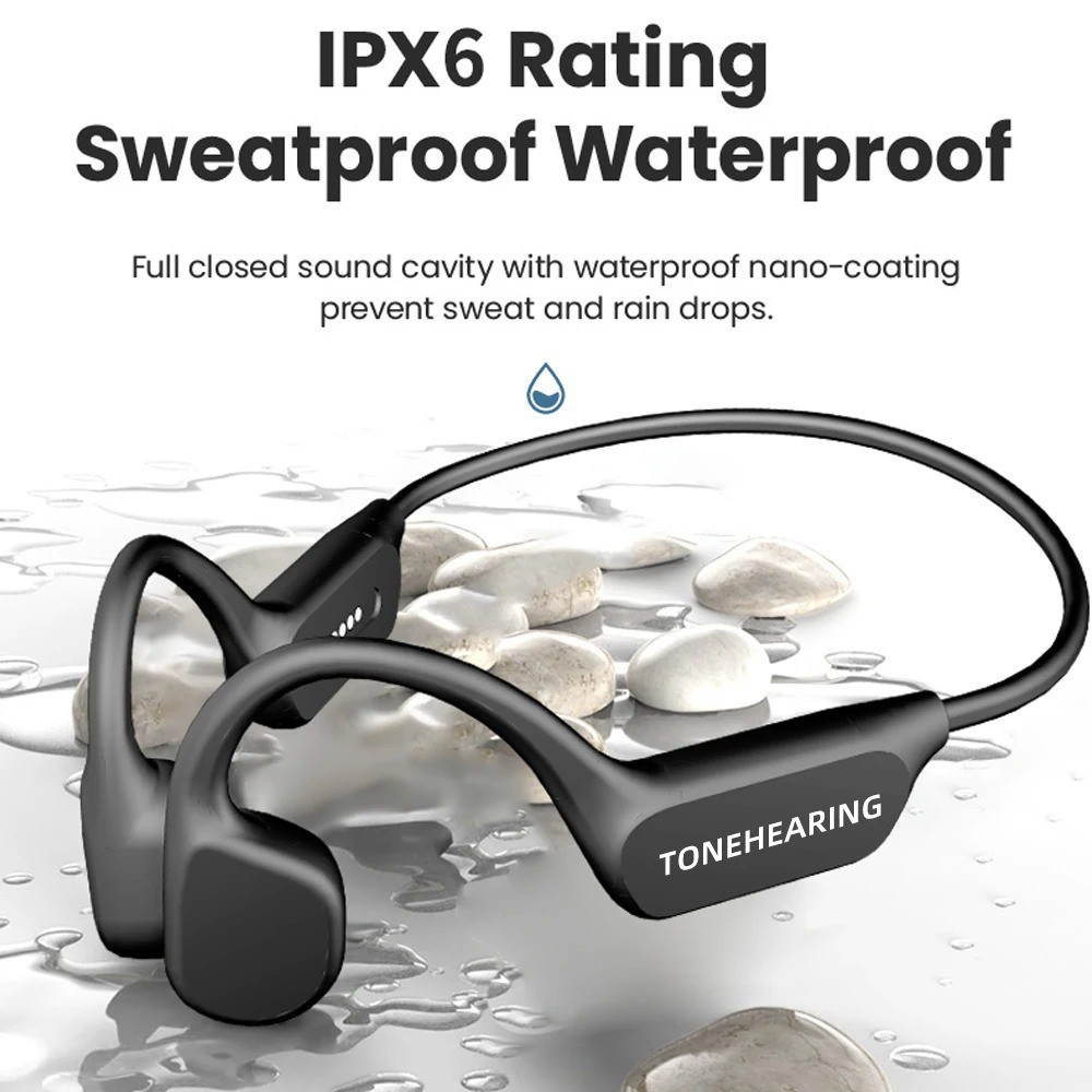 Bone Conduction Hearing Aid Bluetooth Wireless Design IPX5 Waterproof Hearing Ai