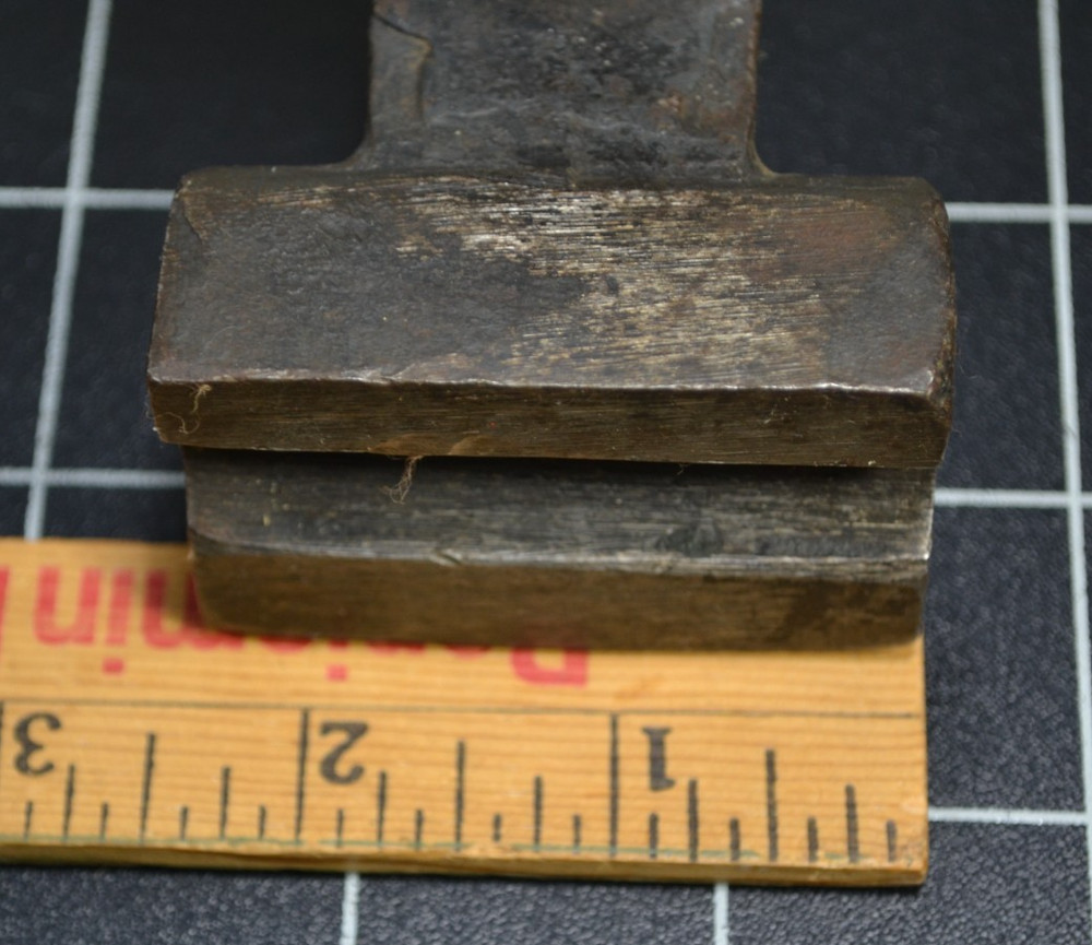 WARREN TOOLS - 1/2" - BLACKSMITH TOP SWAGE HAMMER - ALL ORIGINAL WITH HANDLE