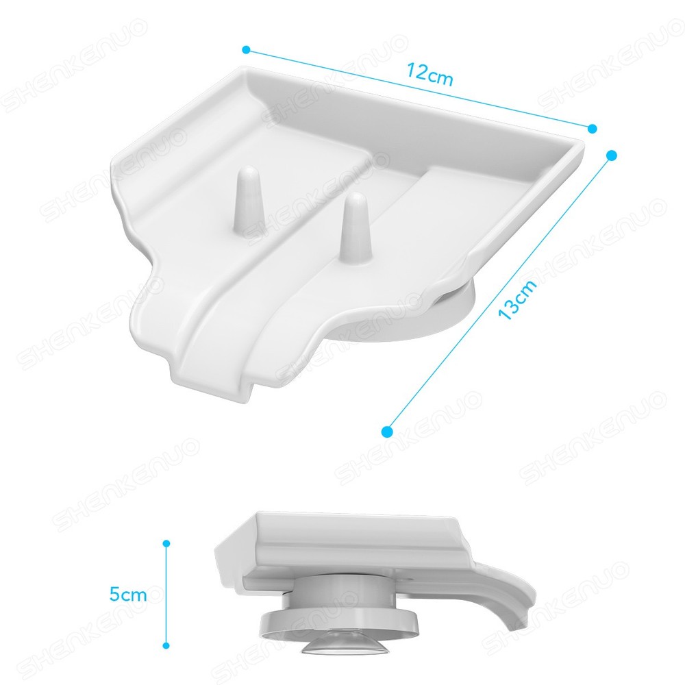 Kitchen Sink Soap Caddy Waterfall Drain Soap Saver Sponge Storage Dish