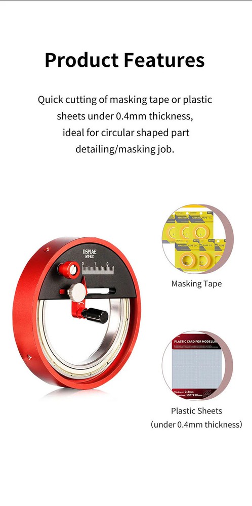 Dspiae MT-EC Adjustable Circular Cutter Starter Edition'