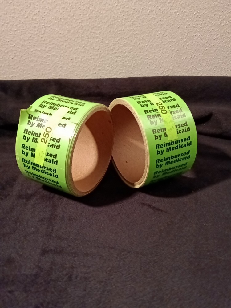 Reimbursed By Medicaid Stickers