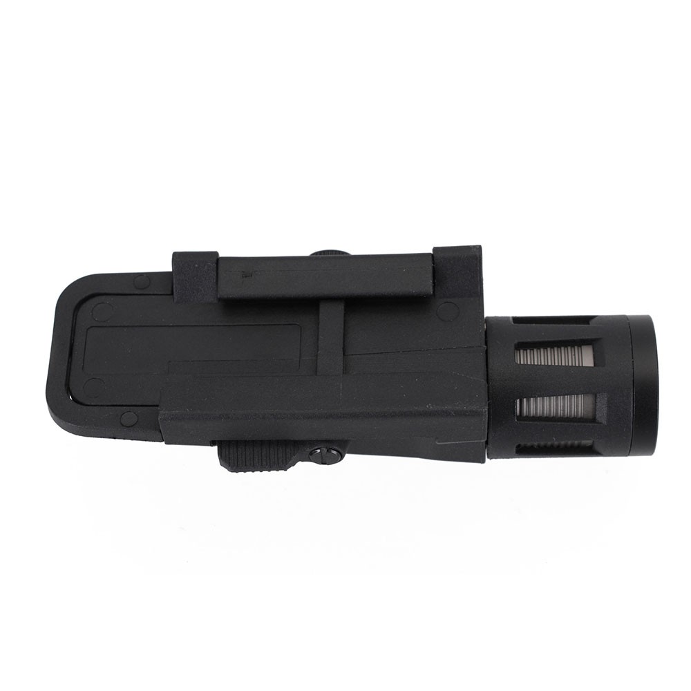 2PCS Black Tactical 400 Lumen Weapon Mounted Light Multifunction LED Flashlight