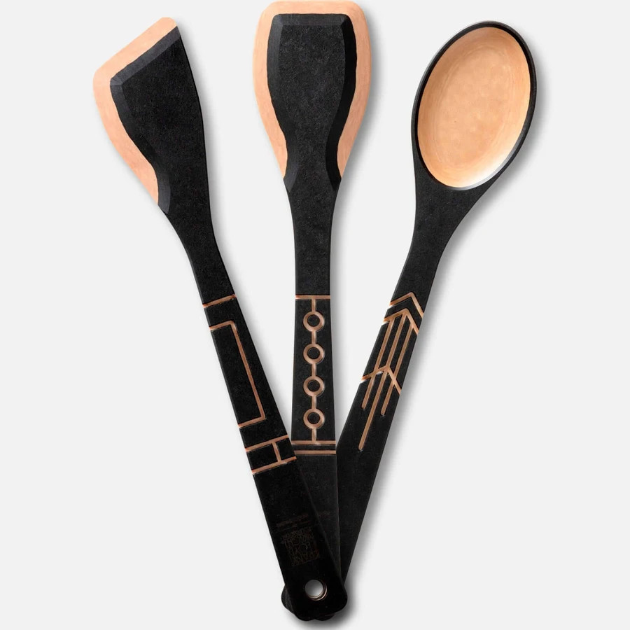 Epicurean Frank Lloyd Wright Collection 3 Piece Utensils Tool Set 13.5" New