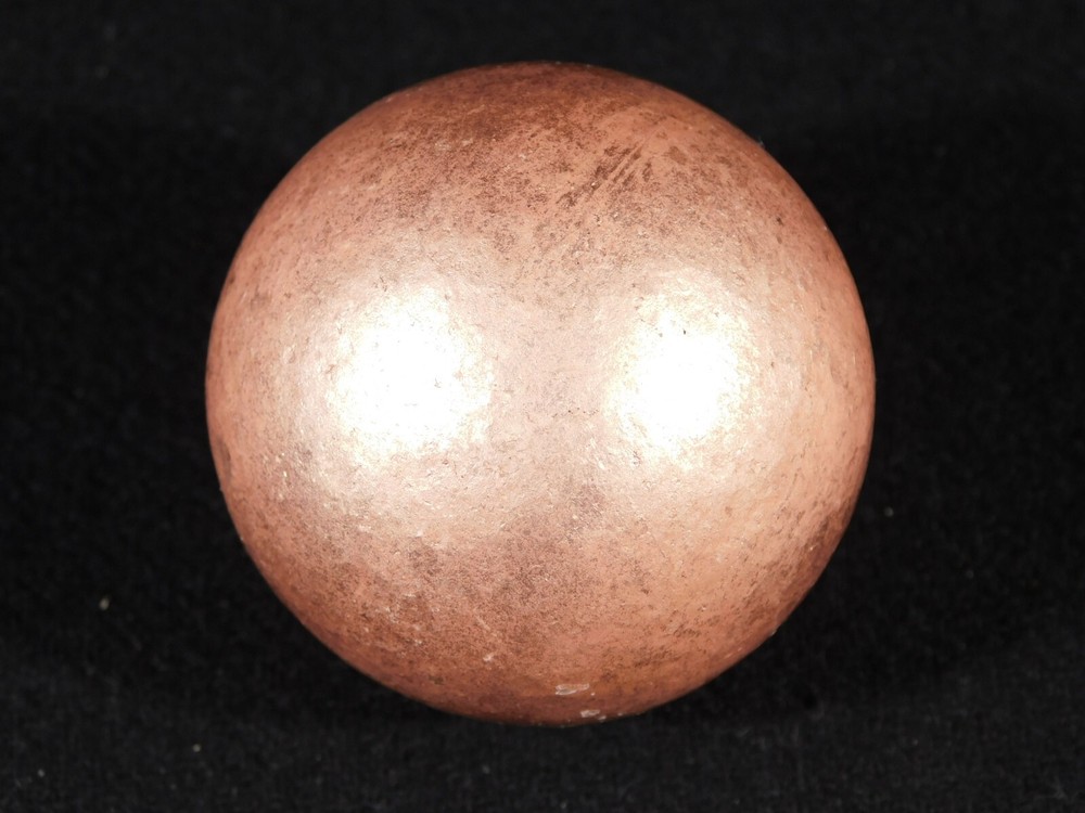 BIG! Super Heavy Solid COPPER SPHERE From Michigan 588gr