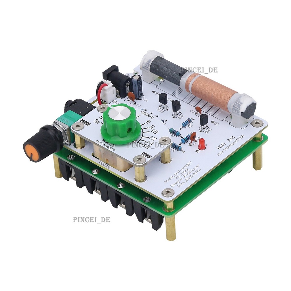 AMT-MW207 Medium Wave Radio Transmitter High Fidelity AM Radio Transmitter DIY