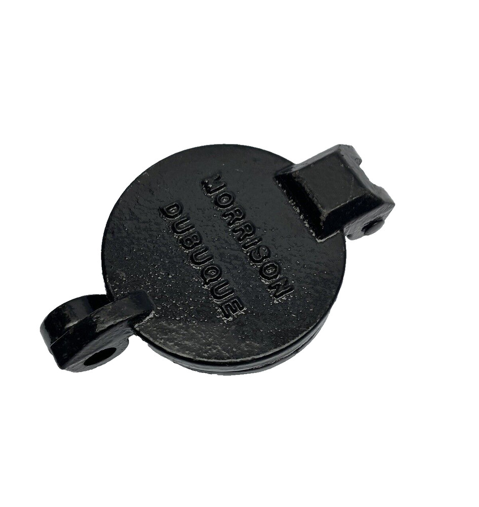 Morrison Dubuque 2" Cast Iron Hinged Fill Cap, MNPT, Lockable