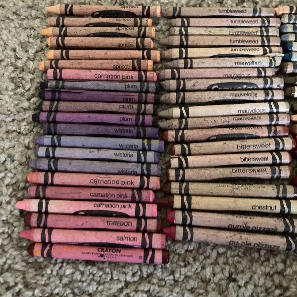60 Vintage Crayola Crayons