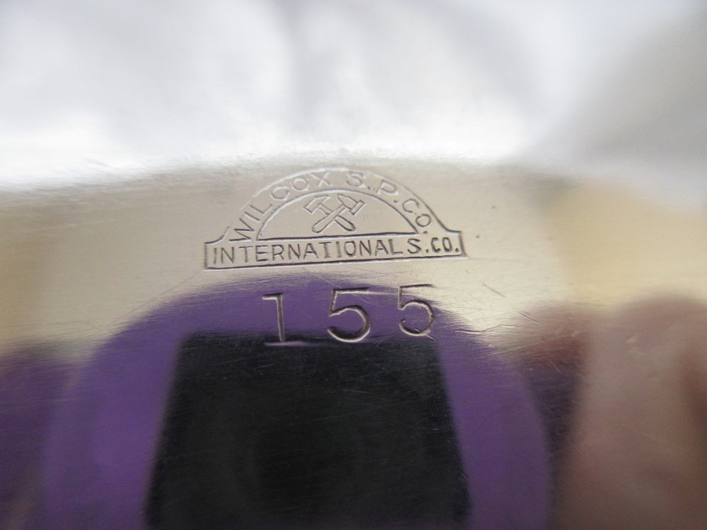 Vintage Wilcox Silverplate Small Footed Serving Relish Tray 10.25" x 4.75"