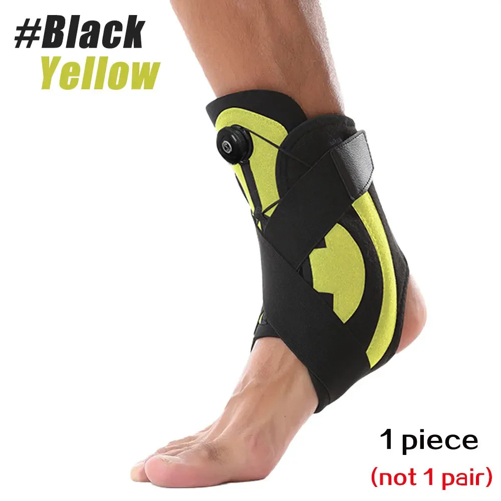 Adjustable Knob Maximum Ankle Support Brace for Sprained Ankle,Tendonitis,Achill