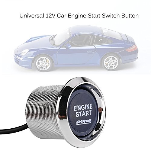 Keyless Ignition Kit, Universal 12V Car Vehicle Engine Start Push Button