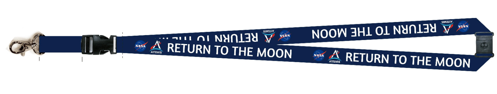 NASA Artemis 2 Return to the Moon Lanyard - 0.75" x 34"
