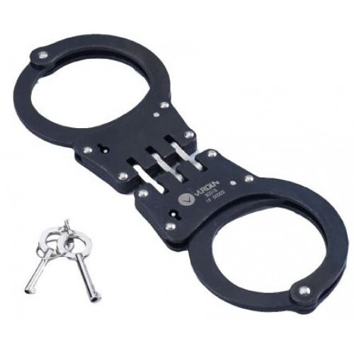 Professional Police Handcuffs Hinged Double Lock Pro-Cuff Speedcuff Quickcuff
