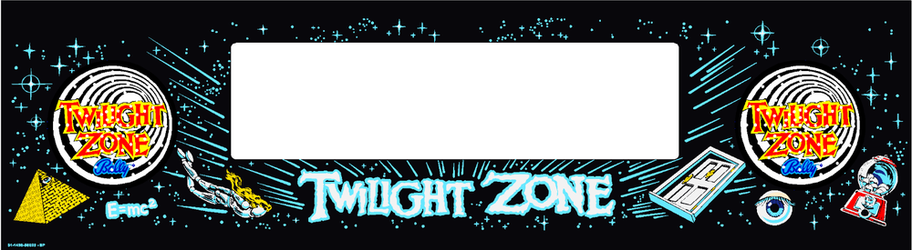 Amazing Bally Twilight Zone Pinball Machine CUSTOM SPEAKER PANEL #2 AWESOME!